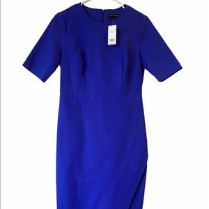 Royal blue Banana Republic slit dress size 6